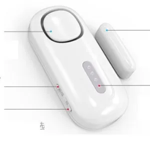 Báo động cảm biến má từ có remote KERUI D2