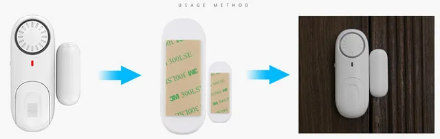 Báo động cảm biến má từ có remote KERUI D2