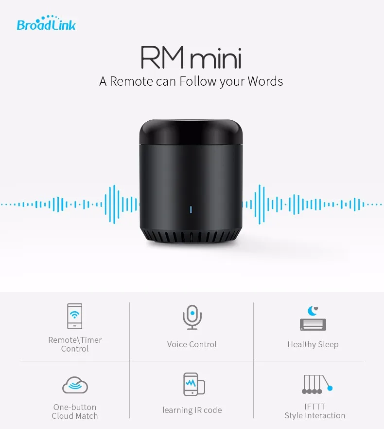 Bộ điều khiển mở rộng Broadlink RM Mini 3