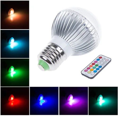 Bóng đèn LED đổi màu có điều khiển từ xa RGBLED-3 - Ảnh 3