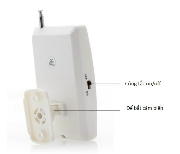 Cảm biến chuyển động không dây PIR Kerui PIRDT-433Mhz