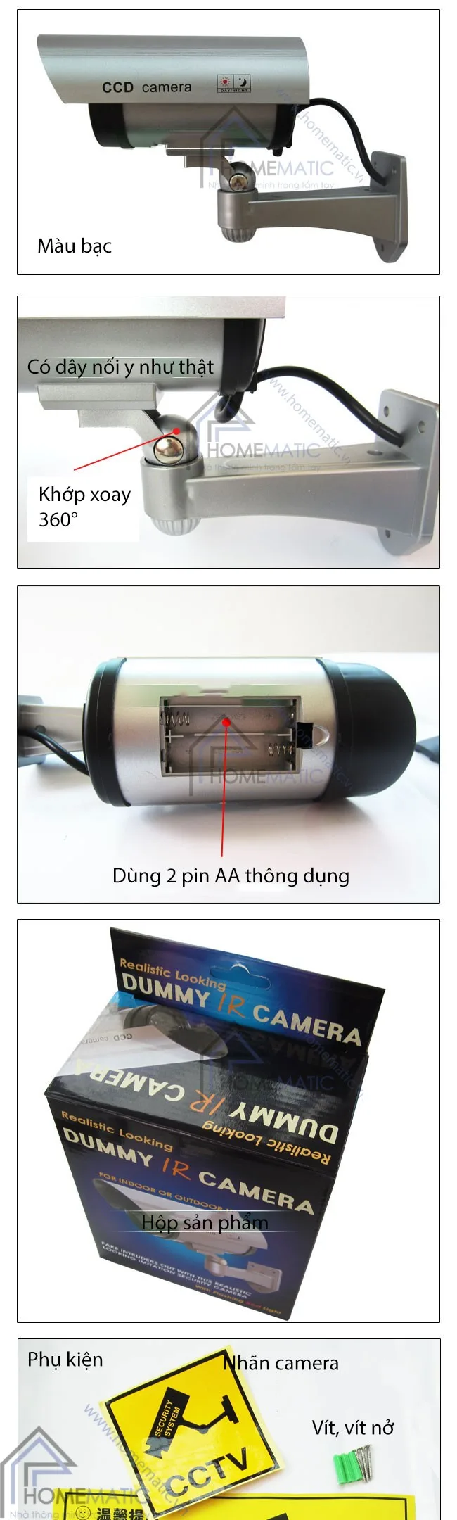 Camera an ninh mô hình YY-WF-11A - Ảnh 3