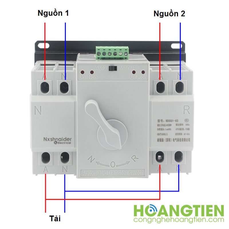 Thiết bị chuyển nguồn tự động ATS 63A ATS16