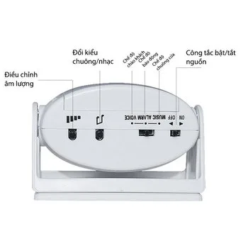 Chuông báo khách báo trộm cảm ứng chuyển động LK-5301 - Ảnh 4