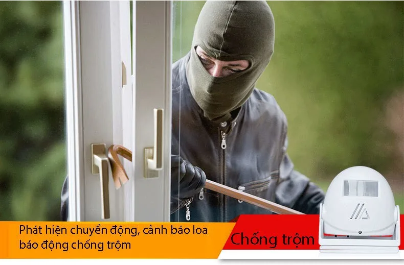 Chuông báo khách báo trộm cảm ứng chuyển động LK-5301