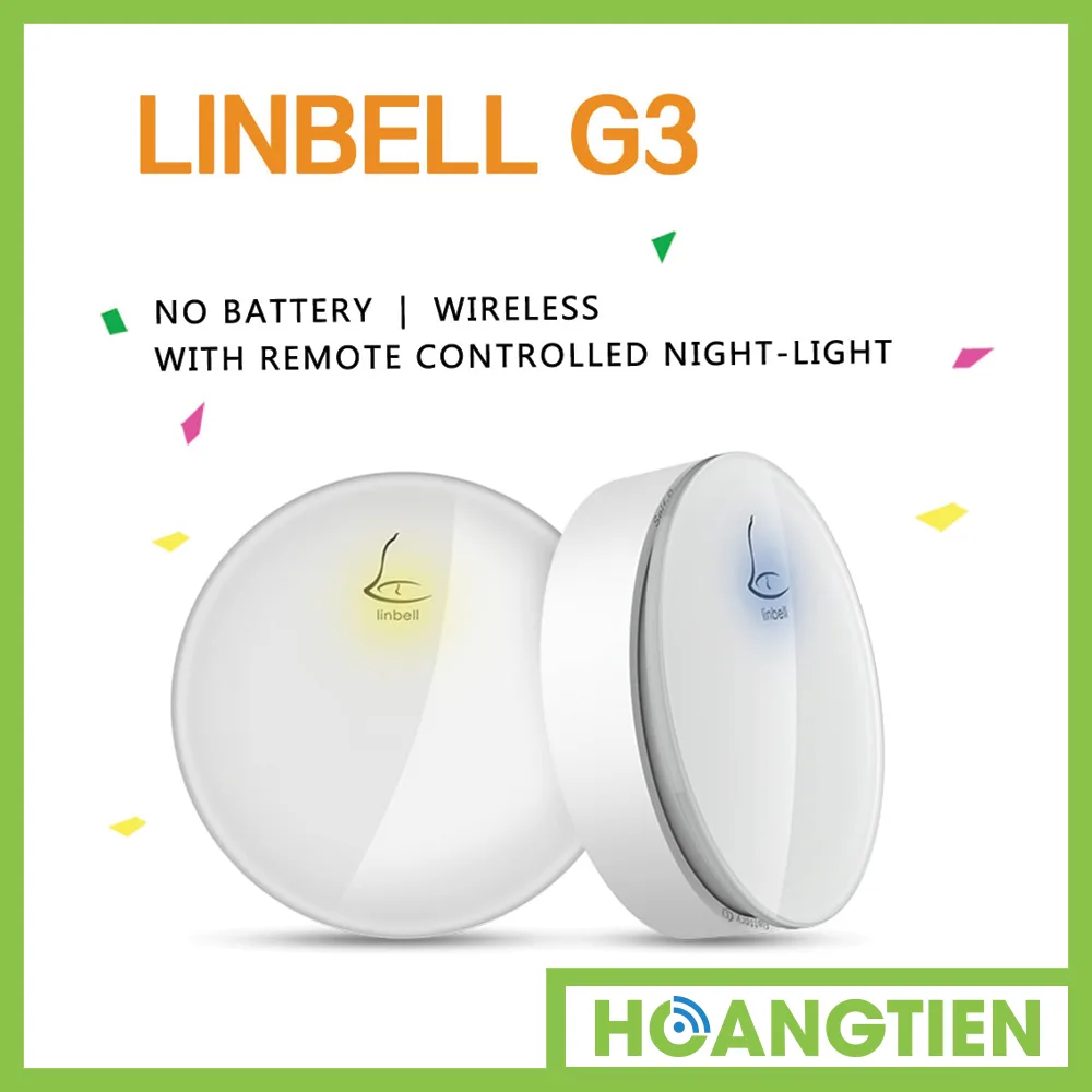 Chuông Cửa Không Dây Không Pin Linbell G3 - Ảnh 2