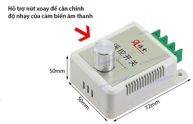 Công tắc cảm ứng âm thanh SRS01 - Ảnh 5