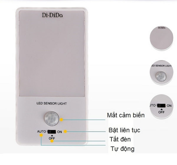 Đèn LED cảm biến đa mục đích Didida SHP-AA1