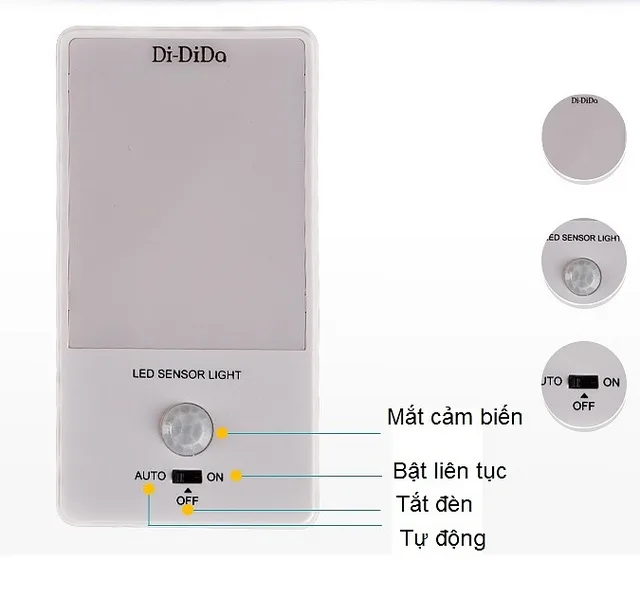 Đèn LED cảm biến đa mục đích Didida SHP-AA1