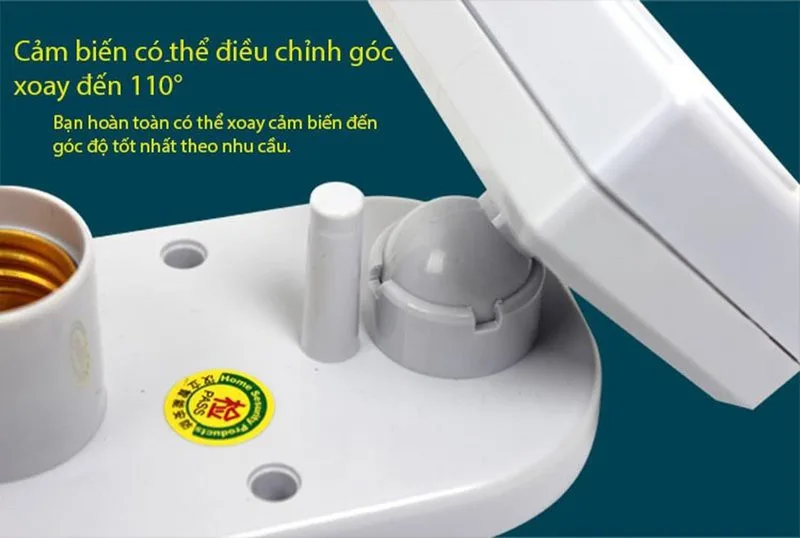 Đui đèn cảm ứng chuyển động thân nhiệt HD312-F22