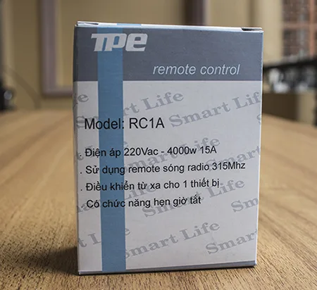 Công tắc điều khiển từ xa công suất lớn TPE RC1A - Ảnh 3