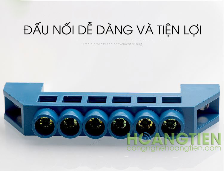 Cầu đấu dây điện 6 cổng SQ69-6