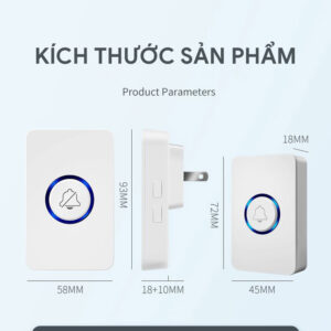 Chuông cửa không dây KS-108