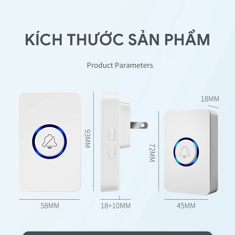 Chuông cửa không dây KS-108