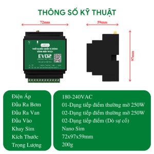 Bộ điều khiển 1 bơm 2 van từ xa Lazico EV02