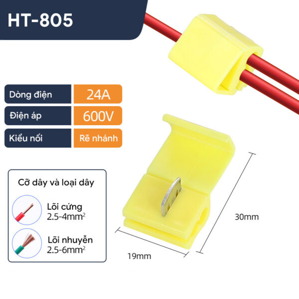 Cút nối dây điện HT-801 HT-802 HT-805