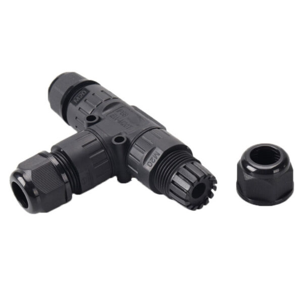 Đầu nối dây điện chống nước chữ T EW-M20T - Ảnh 3