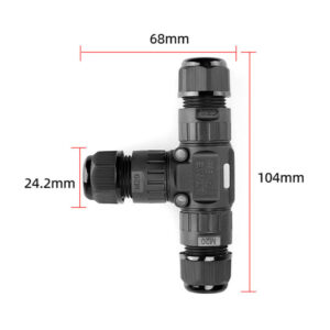Đầu nối dây điện chống nước chữ T EW-M20T
