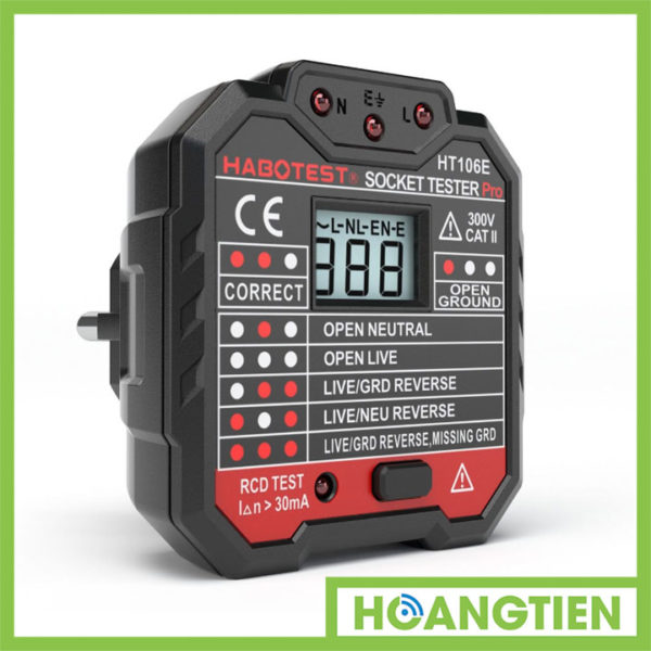 Đồng hồ hiển thị điện áp trạng thái nguồn 1 pha HT106