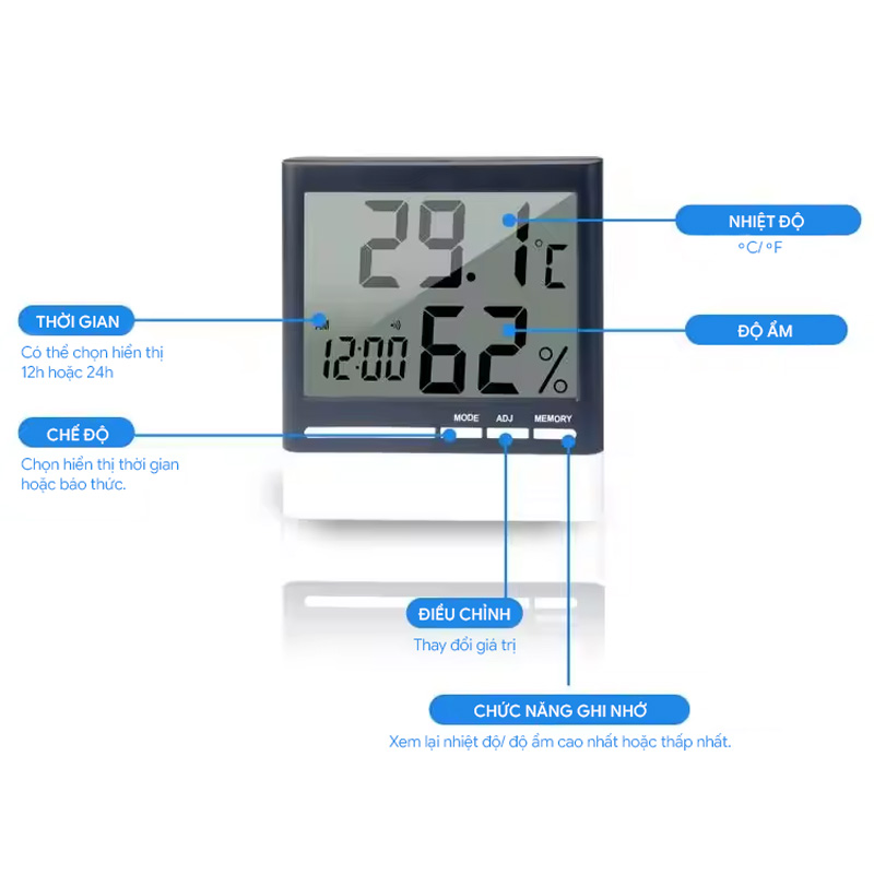 Nhiệt ẩm kế điện tử CX-318